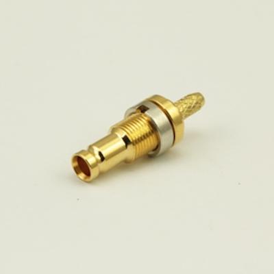 China Gold Plated 50 Ohm SAA Connector With Stainless Steel Passivated Body for sale