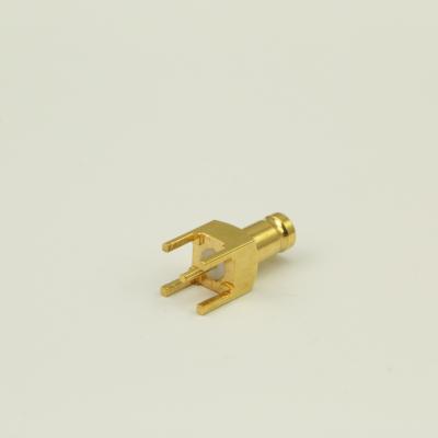 China Jack Female PCB RF SAA Connector Brass Gold Plated DC~18GHz Frequency Range for sale