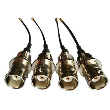 China Certificação terminal coaxial alta do UL do conector IPEX do RF do conector de anteparo da confiança BNC à venda