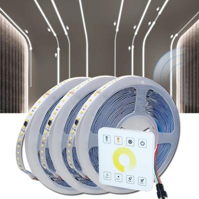 China Running Water Flowing 12v24v 8mm 120leds 3000K-6500K Electroplate SMD2835 Led Strip Light for sale