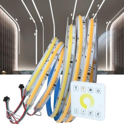 China 50000 Hours Working Time 12V24V 8mm 360LEDs 4000K Natural COB SMD2835 LED Strip Light for sale