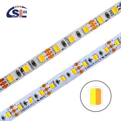 China SMD2835 120LED 5mm 8mm CCT LED Strips for Cabinet Decoration Linear Light -20 60C for sale