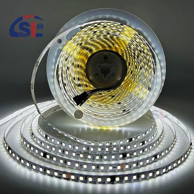 China Residential LED Light Strip DC12V 24V SMD2835 Electroplate PCB 120Ds 8mm Ra 80 6500K Running for sale