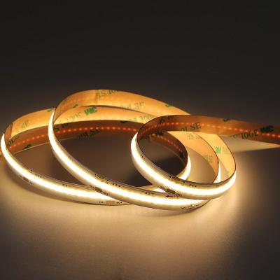 China 50000 Hours Working Lifetime CCT DC12V24V 8mm 10mm 576Leds 3000K-6500K Flexible COB Led Strip Light for sale