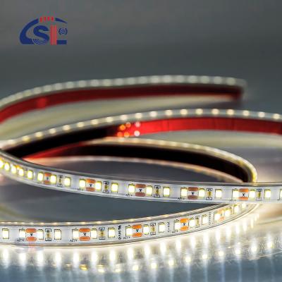 China Waterproof IP67 12V 24V LED Strip White Warm White 2835 120LEDs/m for Outdoor Garden Decor for sale