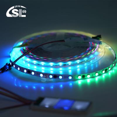 China 12V WS2811 Magic LED Strip 60LEDS/M IC WS2811 5050 RGB LED Strip SL- RGB-2017 for sale