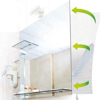 China PET Material Anti Fog Film for Bathroom Mirror 300mm*400mm Square Shape Customize for sale