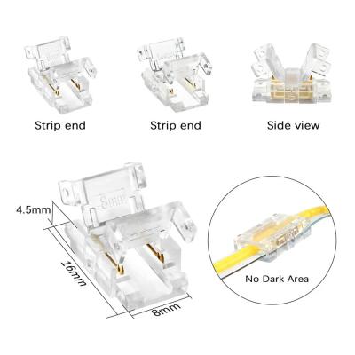 China Unlimited Led Density Measurement COB Strip to Wire LED Connectors for 5 8 10mm Connection for sale