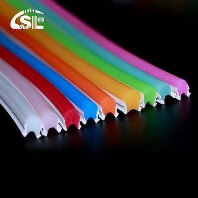 Cina 12v/24v/120v/240v LED Neon Strip Cuttable Rosa/Azzurro Silicio per DIY luci di Natale in vendita