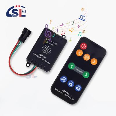 China WS2811/WS2812B Individually Addressable Strip Light Control Smart Colorful 9Keys RF Remote SP106E for sale