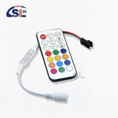 China Controlador DC/USB para WS2812B WS2811 RGB LED Pixels salida de banda de luz 3Pin 5V-24V en venta