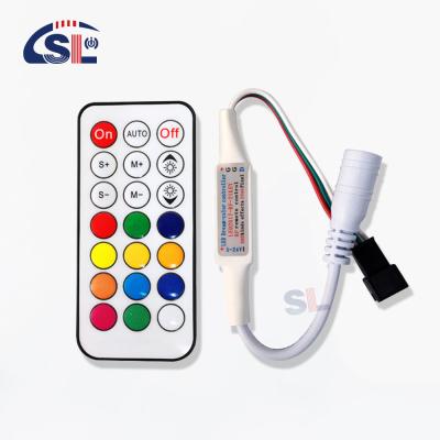 Cina Controllo remoto mini RF da 20-60 gradi per WS2811/WS2812B/WS2813/USC1903 Pixel Light in vendita