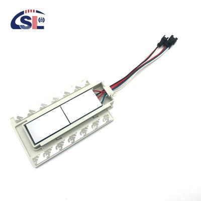 China SL 12v Split zwei Tasten drei Farben LED Smart Defogger Touch Switch Sensor 11,8cm*6,6cm*1,3cm zu verkaufen