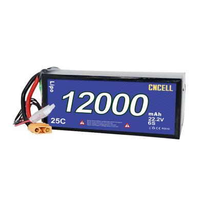 China UAV drone 7.4v 11.1v 14.8v 22.2v 2s 3s 4s 6s rc lipo battery 10000mah 12000mah 16000mah 22000mAh UAV drone battery for sale