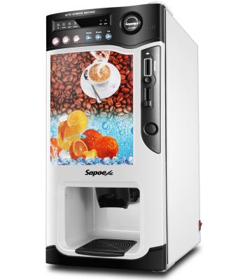 China Iron + ABS 3 Plastic Protein Hot & 3 Cold Shake Milk Coffee Vending Machine In GYM for sale