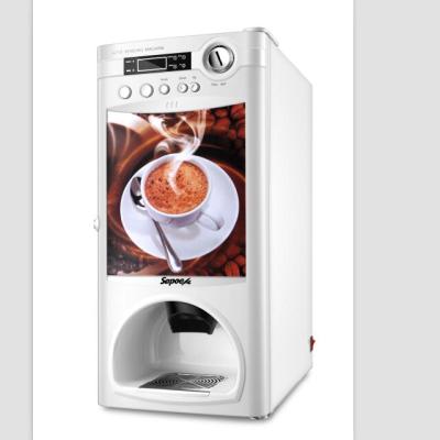 China 2800g+1600g Commercial Coin Operated Coffee Vending Machine For Cinema for sale