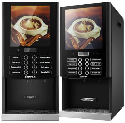 China Hotel Touch Screen Full Automatic 7 Flavors Machine Coffee for sale