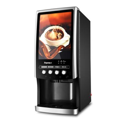 China Hotel Office Coffee and Hot Water Machine with LED Backlight and 2021 Touch Button for sale