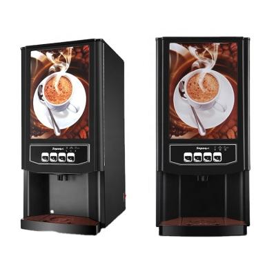 China Metal Frosted Material Vending Machine Dispenses In Coffee With 2 Kinds Of Drinks for sale