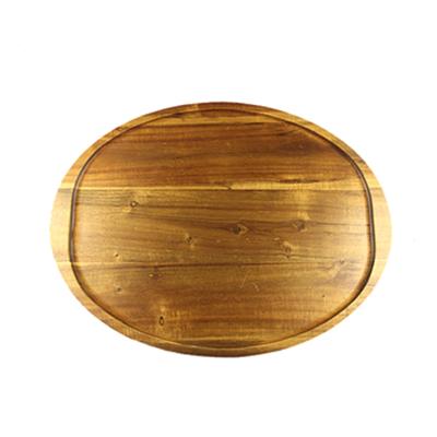 China Wholesale High Quality Acacia Wooden Sushi Dish Durable Viable for sale