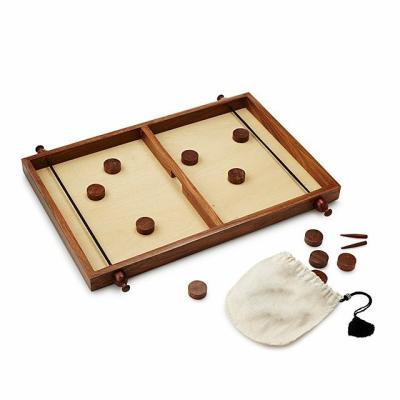 China Wooden Board Game Wooden Desktop Family Competition Bowling Game for sale