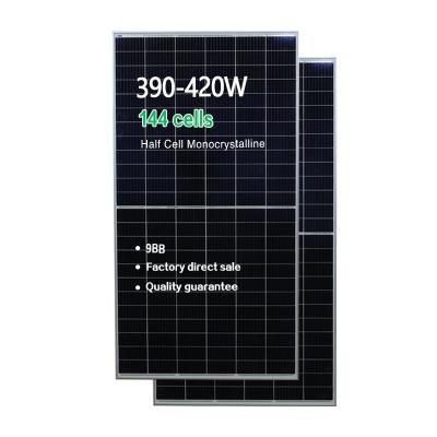 China Solar Products Solar Cells 420w 550w Monocrystalline Batteries 410w 9bb 10bb 11bb 12bb Half Cut Off Solar Panel for sale