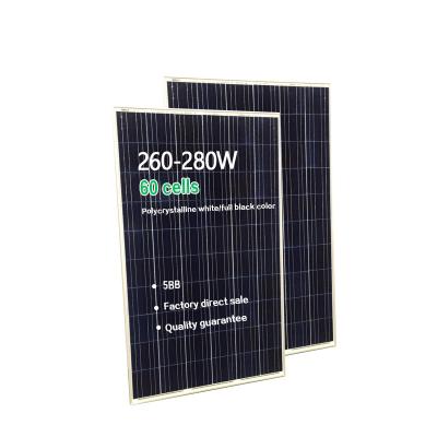 China Factory Hot Sale Products Poly Solar Panel 156.75mm Solar Direct High Voltage Cells 270w 60 Full Cells for sale