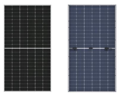 China 144 520 watt half 550 watt solar power system 10bb cell cut transparent bifacial glass solar panel bipv dual roofing for sale