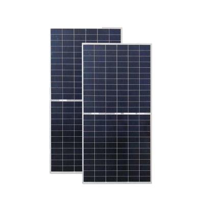 China bifacial glass solar panels 36v transparent solar cells products half double 600 watt solar panel from china for sale