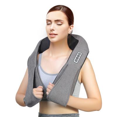 China High Quality Body U Shape Neck Stret Neck Massager Moving Pillow With Heat for sale