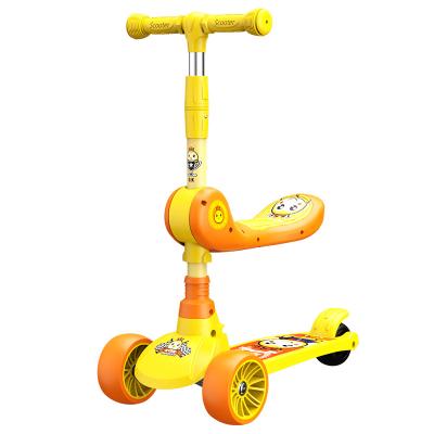 China Promotion Price 3 Wheel Kids Railing Scooter Fast Folding Multifunctional Child Seat Scooter for sale