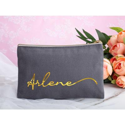 China Hot Sale Eco-friendly Factory Direct Cotton Make Up Bag Eco Friendly Cosmetic Bags for sale