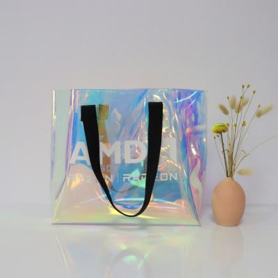 China Fashion China Manufacturer Cheap Price Eco Friendly Custom PVC Bags Gift Hologram Holographic Shopping Bag for sale