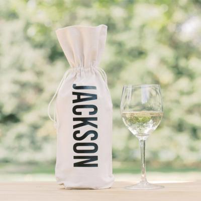 China Eco-friendly Custom Logo Eco Friendly Red Bottle Cotton Drawstring Wine Bag From China Manufacturer for sale