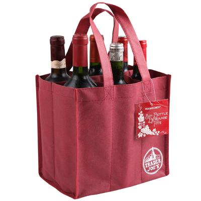 China Hot Selling Promotional Bag Christmas Gift Eco - Friendly Bags Wine Bag for sale