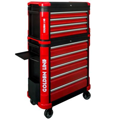 China Super Heavy Duty Casters to Provide Sufficient Loading Capacity Garage Tool Cabinet for Workshop Toolbox Metal Roller Cart for sale