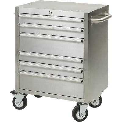 China Heavy Duty Stainless Steel Tool Cabinet Trolley Cart For Workshop Tool Box for sale