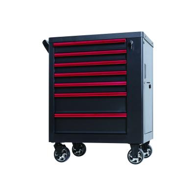 China Mobile Workshop 7 Drawer Tool Cabinet Tool Box with Side Door for Garage Tool Storage for sale