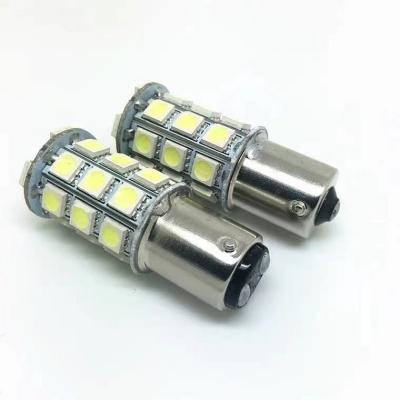 China Accent LED l 1156 BA15S P21W 1157 BAY15D P21/5W led car light 12V-24V 7440-18SMD-5050 reverse brake turn signa led car lights 4.6cm*1.5CM*2CM for sale