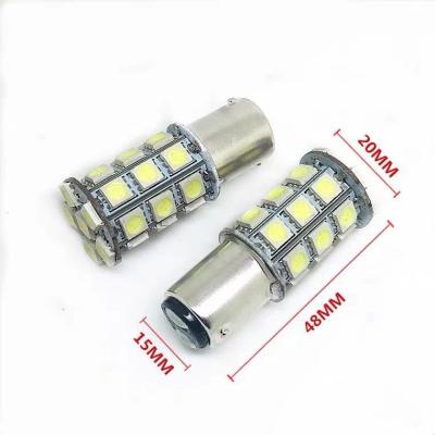 China Highlight LED Reverse Brake Turn Signal 1156 BA15S P21W 1157 BAY15D P21/5W Led Car Light 12V-24V 7440-18SMD-5050 4.6cm*1.5CM*2CM for sale