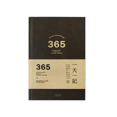 China Hardcover book 365 day planner dated notebook for sale