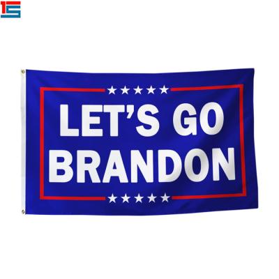 China Hotel and Resort ChineseFactory Fast Delivery 3x5 FT 100% Polyester Let Us Go Brandon Funny Anti Biden Flag for sale