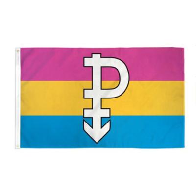 China Hotel and Resort 3x5ft High Quality Custom Printing Flag Sport Polyester Banner International Pansexual Flags for sale