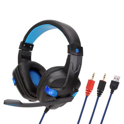 China Cheap microphone wholesaler sound canceling best headset ps4 game headphones with MIC usb for sale