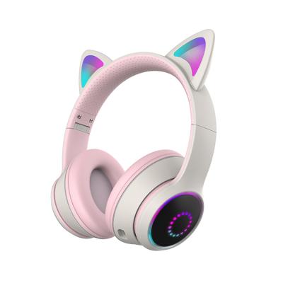 China Bluetooth Get Free Sample Others Product Cute Cat Ear Wireless Music Voice Headphone Bluetooth New Fashion Style Foldable Earphone for sale