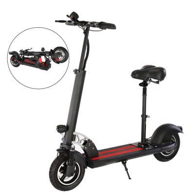 China Unisex Motor 2 Wheels Adult Electric Scooters 500w With Seat EU Warehouse Selfbalancing Folding Electric E Scooters Motorcycle Bikes for sale