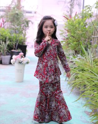 China Anti-Static 1-6 Years Kid Long Sleeves Long Dress Kids Solid Color Islamic Abaya Muslim Baby Toddler Girls Clothes 2020 for sale