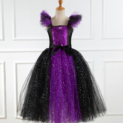 China Anti-static tutu dreams Halloween vampire witch costume for girls 1-12Y SX-HD93409 for sale