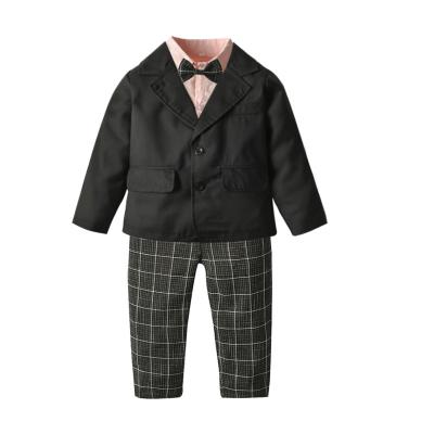 China Baby Boy Suit Gentleman Equipment Birthday Party Anti-static Infant Formal Clothes 20B567 for sale