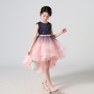 China Summer Kids Anti-Static Pageant Dress For Party Sleeveless A Line Shinny Flower Girl Dresses New A93 for sale